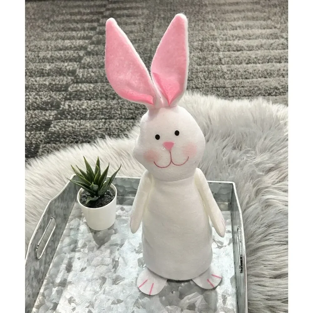 Easter Bunny‎ Door Greeter Plush 14” Tiered Tray Farmhouse Decoration